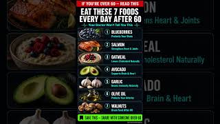 After 60, Eat These 7 Foods Every Day | Your Doctor Won't Tell You This  #healthtips #animation
