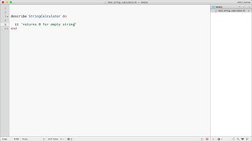 String Calculator Kata in Ruby