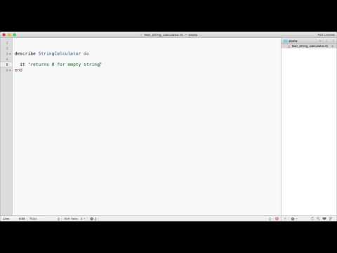 String Calculator Kata in Ruby