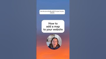 Easiest way to add an interactive map to your website