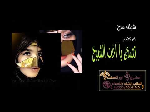 شيله مدح يا اخت الشيوخ 2023 شيلات حماسيه مدح طرب يام الأمير الي لطيبه حصري
