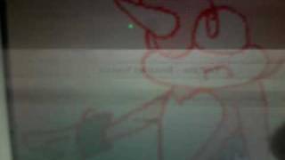 Flipnote Studio DSi Sonic the hedhehog Dead human in the house!
