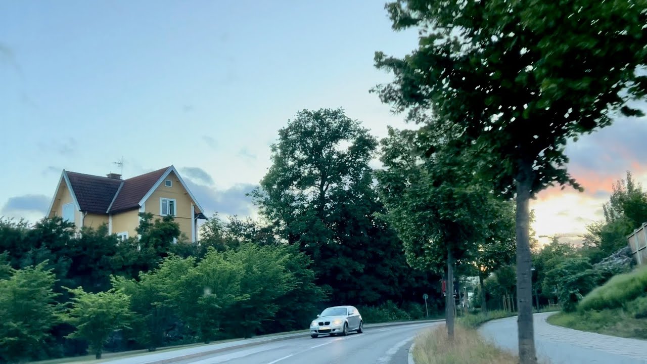 Stockholm Drives: from Djursholm to Stockholm City. No sound!