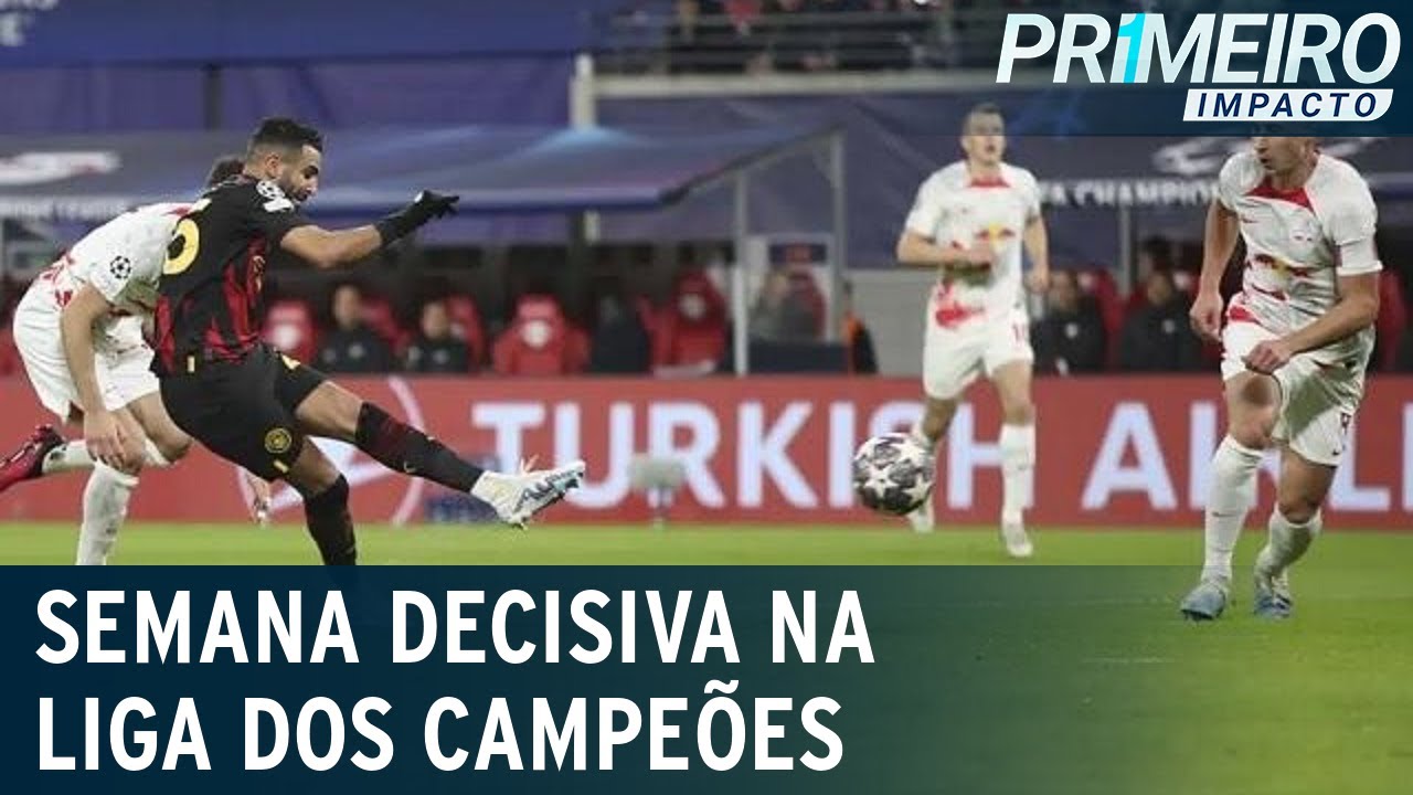 City, Leipzig, Real, Liverpool: vagas em jogo na Liga dos Campeões | Primeiro Impacto (14/03/23)