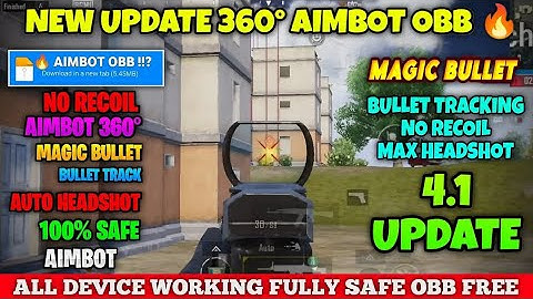 BGMI 4.1 AIMBOT ANTINNA OBB | BGMI 4.1 BULLET TRACK OBB | BGMI 4.1 ANTINNA OBB MAIN ID SAFE BY LORD