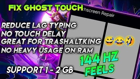 SMOOTH LIKE 144 HZ!!! How To Fix Touch Screen Delay While Playing Game