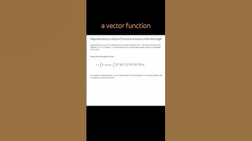 Reparametrize in Terms of Arclength