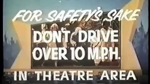 Drive In Theater Welcome 1960s