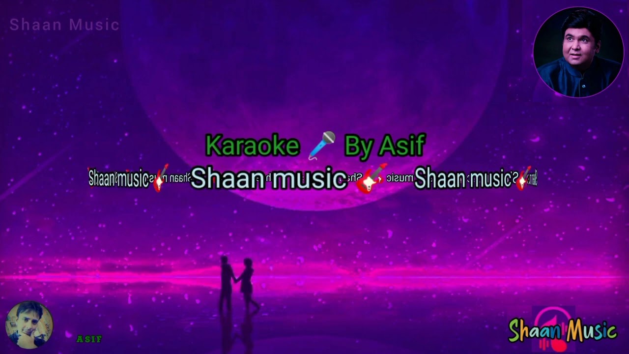 Chand Tare Phool Shabnam Tumse Achcha Kaun Hai Karaoke With Lyrics Tauseef Akhtar