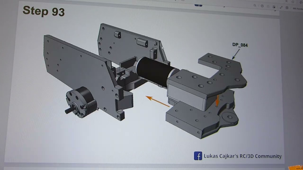 3D print dumper CHROBAK 40 Part 02