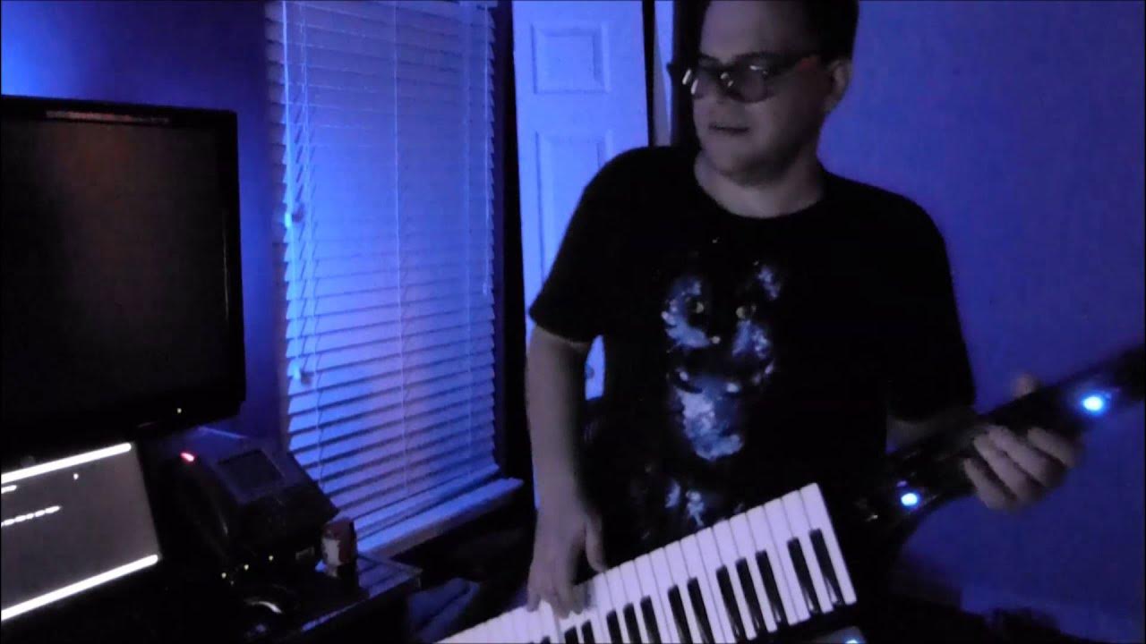 Sonic Green Hill Zone keytar jamming - Rush Coil