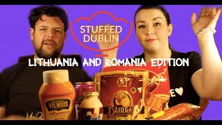 Ireland tries Lithuanian and Romanian snacks