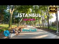 ⁴ᴷ⁵⁰ ISTANBUL WALK 🇹🇷 Historical Garden at the Middle of Istanbul - Gülhane(House of Roses)