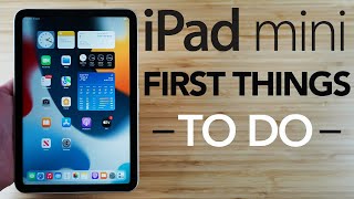 iPad Mini  First Things To Do