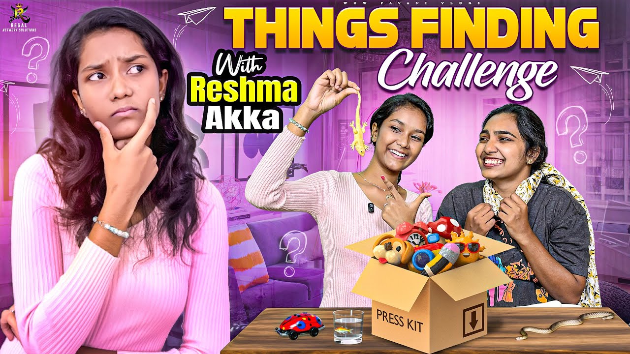 Things Finding Challenge🫡😅|| Wow Pavani Vlogs || Regal Media #challenge #dailyvlog #sister #trending