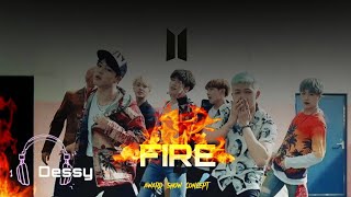 BTS '방탄 소년단' FIRE award show concept INTRO + DANCE BREAK + FIRE + ROCK Resimi