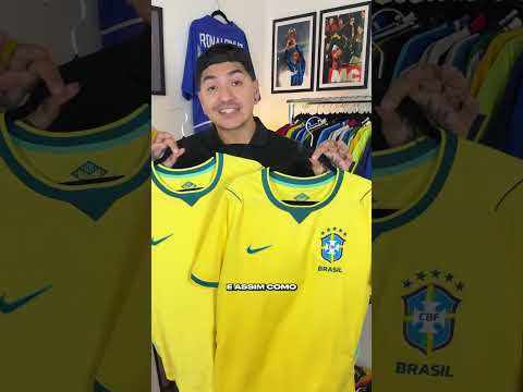 DIFERENÇAS DA NOVA CAMISA DO BRASIL TORCEDOR X JOGADOR