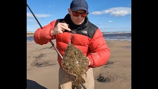 Spring Beach Fishing for BIG Flounders! | Rigs, Hints and Tips | Cambois | Northumberland