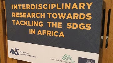 Interdisciplinary Research Towards Tackling The SDGs in Africa Day 3