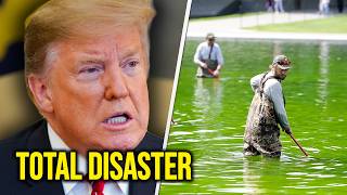 Trump's Reflecting Pool DISASTER Gets Even More Embarrassing