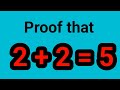 2 Discover the Surprising Math Trick: 2 + 2 = 5? ✨