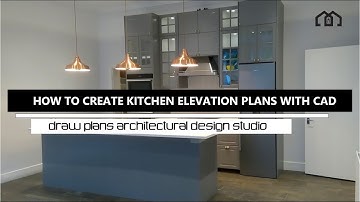 How To Create KITCHEN ELEVATION PLANS With TurboCAD AutoCAD - Learn How To Use LAYERS Like a Pro