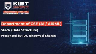 Stack Data Structure | Operations, Array Implementation &amp; Algorithms | Dr. Bhagwati Sharan