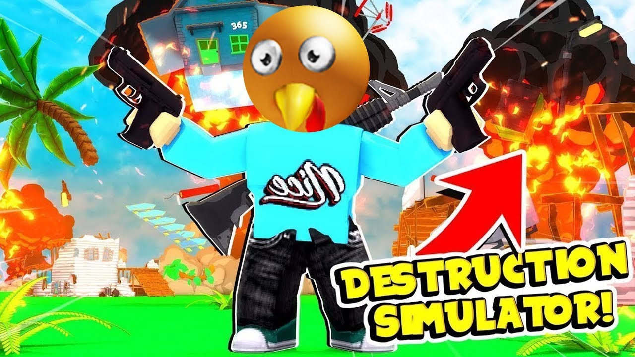 DESTROYING THANKSGIVING IN ROBLOX DESTRUCTION SIMULATOR
