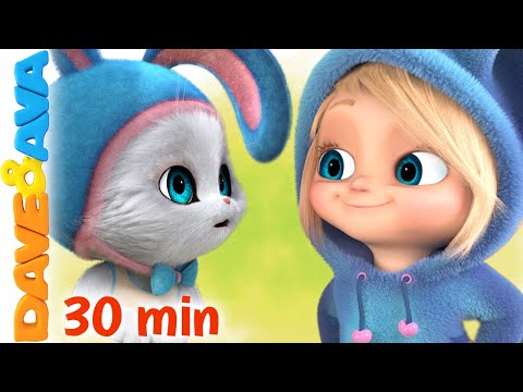 🐰 Little Bunny Foo Foo and More Baby Songs | Kid Songs & Nursery Rhymes by Dave and Ava 🐰