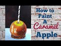 Apple Acrylic Painting Tutorial - By Artist, Andrea Kirk | The Art Chik