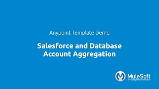 Salesforce and Database Account Aggregation