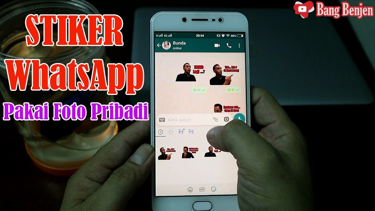 Tutorial Cara Membuat Stiker  WhatsApp  Sendiri Menggunakan 