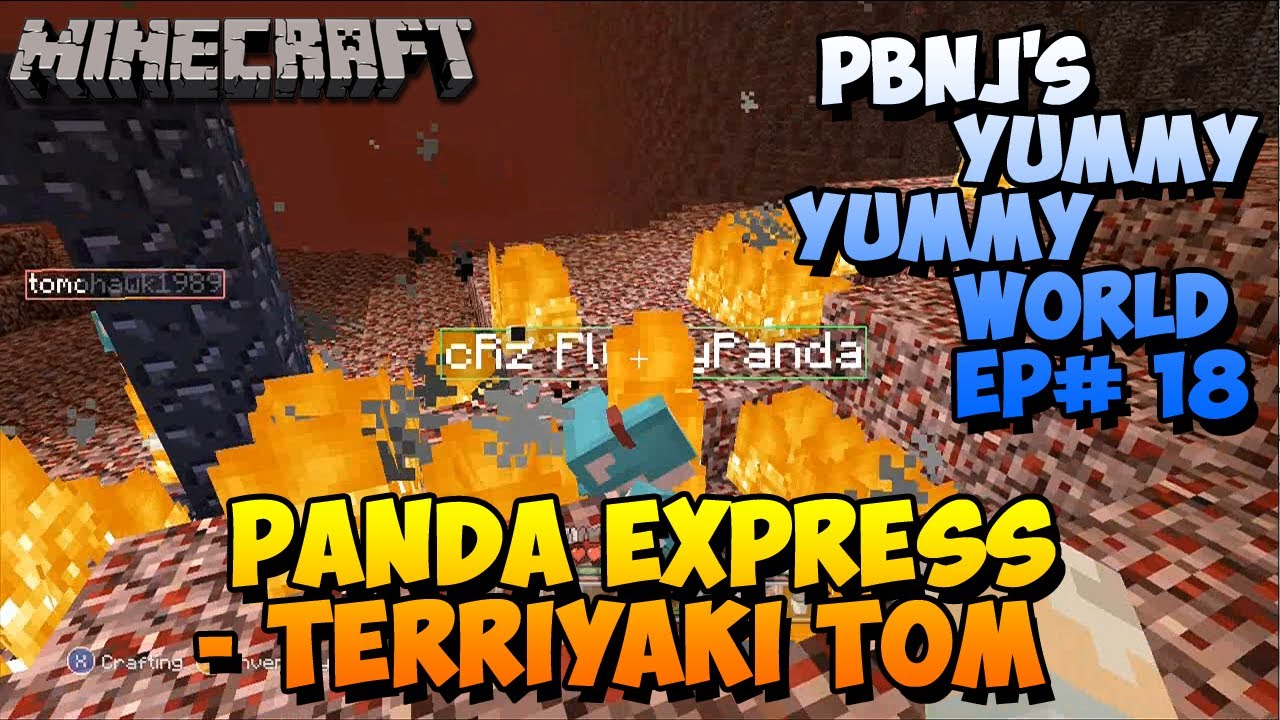 Panda Express - Terriyaki Tomohawk - PBJellys Yummy Yummy World Ep18 - Minecraft Xbox