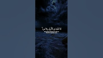 الله في ١٥ كلمة جميلة │  سورة القصص ٧٠ Surah Al-Qasas 70