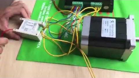 Hướng dẫn đấu nối động cơ bước 8NM và Driver DMA860H