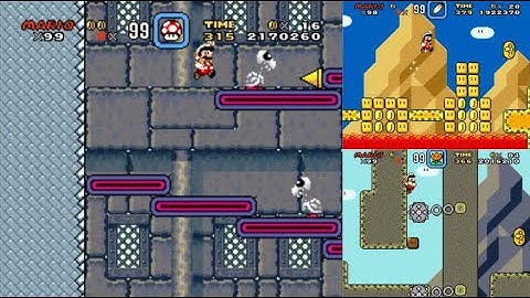 SMW Standard Normal romhack SMW with Levels from NSMB Part 6