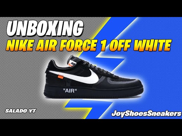 🔥UNBOXING ZAPATOS NIKE AIR FORCE OFF WHITE - SHOES SNEAKERS -