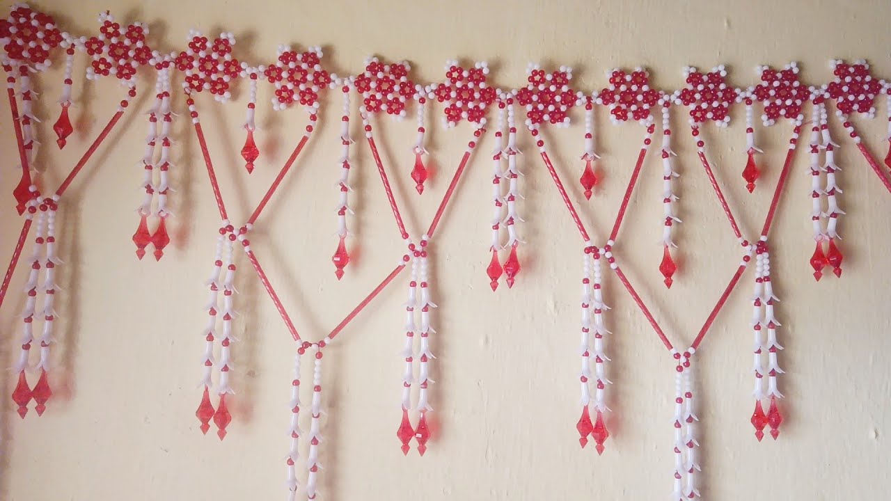 DIY Latest beads toran making video