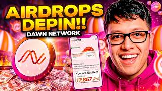✅INCREIBLE: DAWN AIRDROP DEPIN CONFIRMADO l GRATIS EN CRIPTOMONEDAS + SORTEO USDT