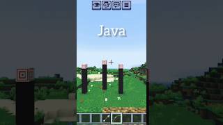 bedrock skeleton vs Java skeleton 🤣 #minecraft #memes
