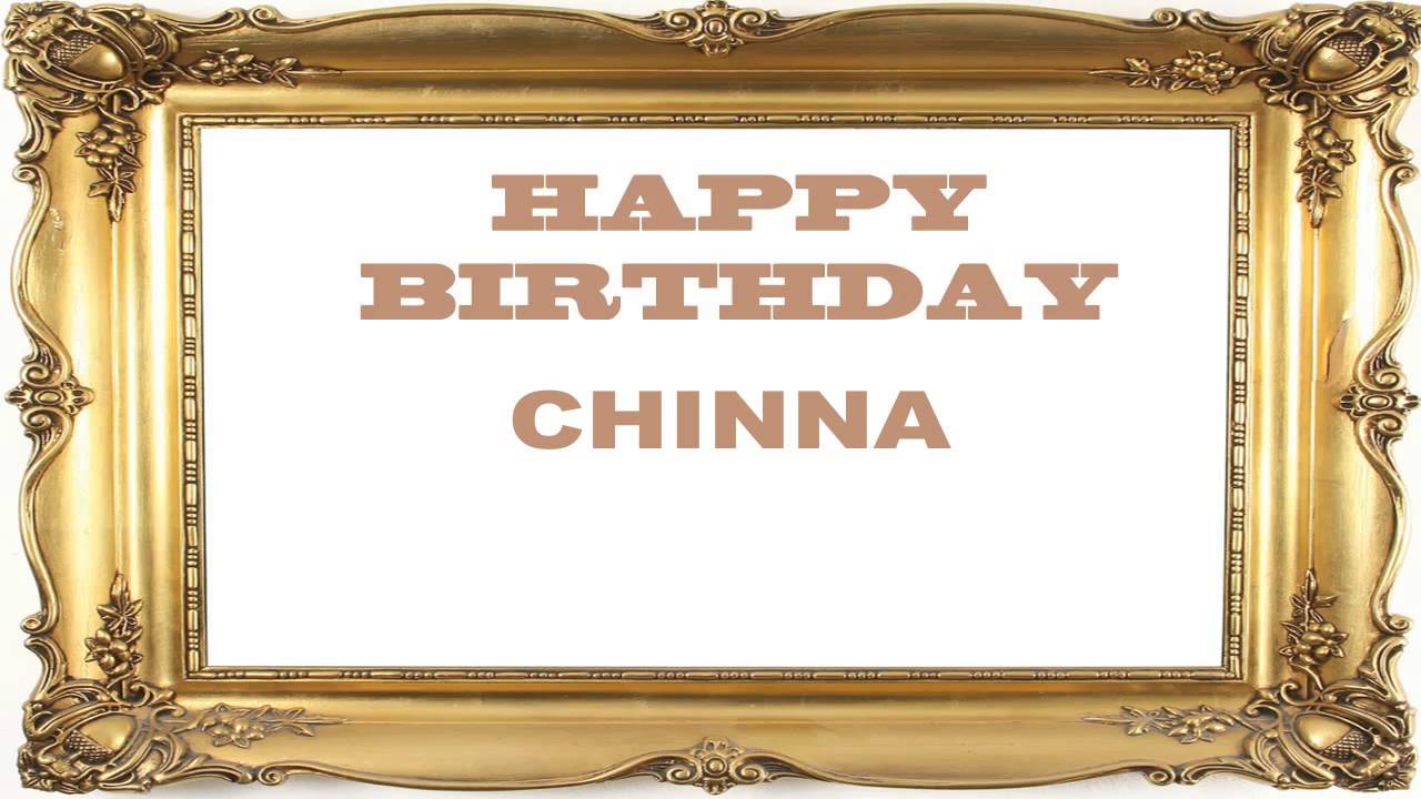 Chinna Birthday Postcards & Postales - Happy Birthday - YouTube