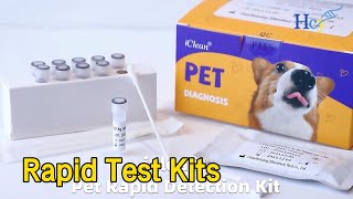 Canine Rapid Test Kits Parvovirus Coronavirus Antibody For Fast Detection