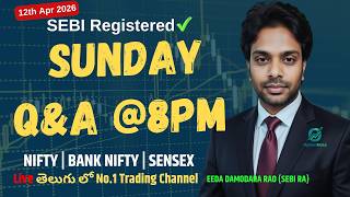 🔴Nifty, Sensex live Q&amp;A with SEBI reg Research Analyst✅| #livetrading #optionmate #sensex #nifty