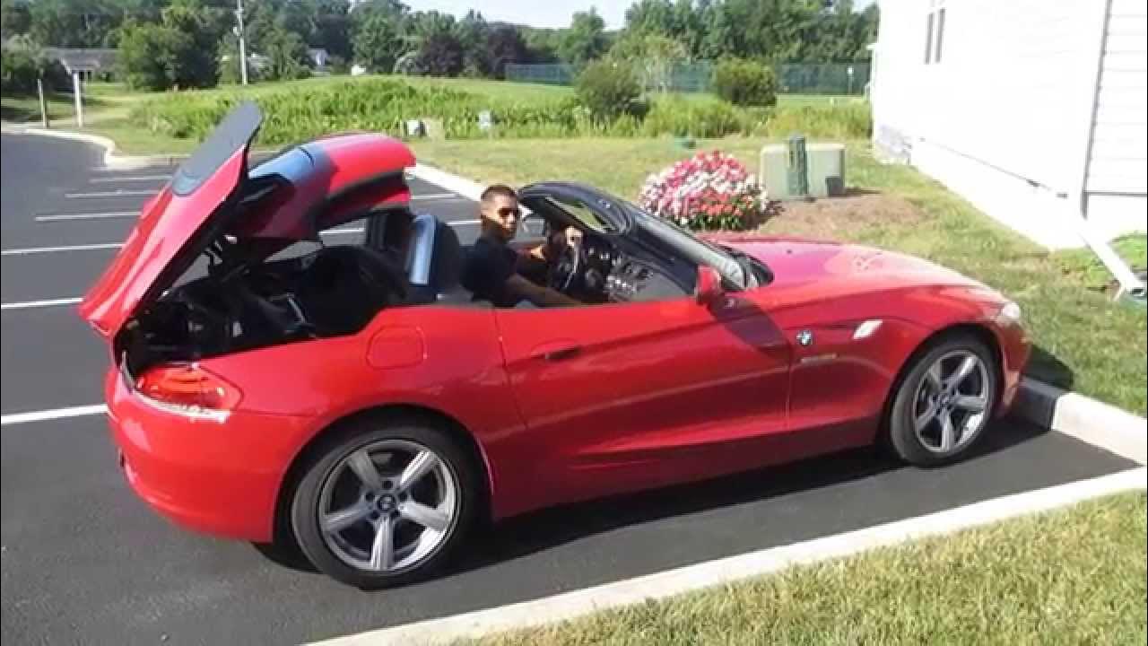 BMW Z4 Roof Closing YouTube