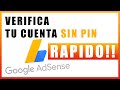 VERIFICA TU CUENTA de Google AdSense SIN PIN 💰🚀 (En menos de 3 MINUTOS)