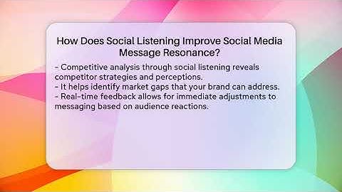 How Does Social Listening Improve Social Media Message Resonance? - Everyday-Networking