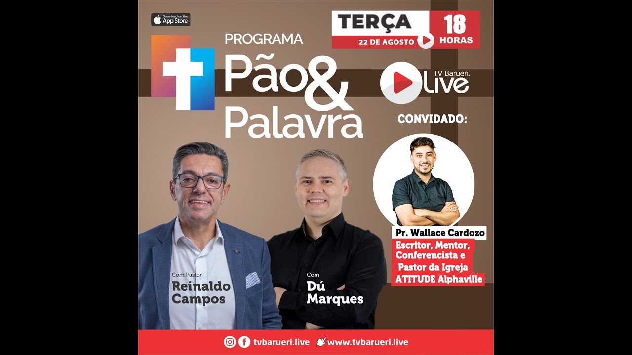 Pr. Wallace Cardoso | Pão & Palavra – 22/08