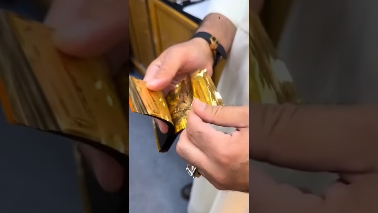 Selembaran Uang Emas Dubai 🤑