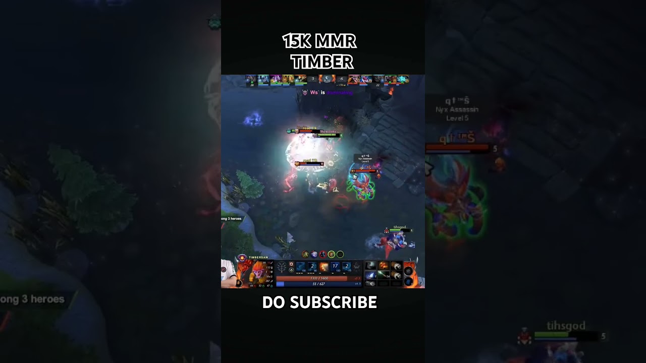 HIGHEST MMR PLAYERS TIMBERSAW. 