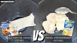 Angel Kremdensada VS All Purpose Cream w/ Condensed Milk | Pinoy Homemade Ice Cream Base